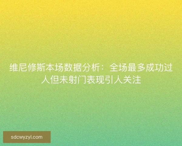 维尼修斯本场数据分析：全场最多成功过人但未射门表现引人关注