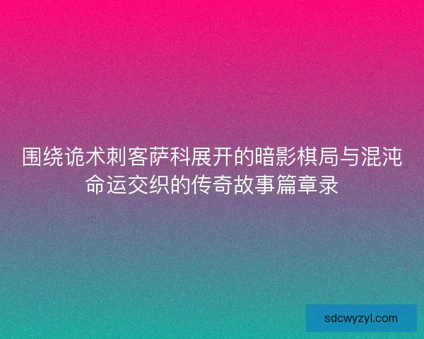 围绕诡术刺客萨科展开的暗影棋局与混沌命运交织的传奇故事篇章录
